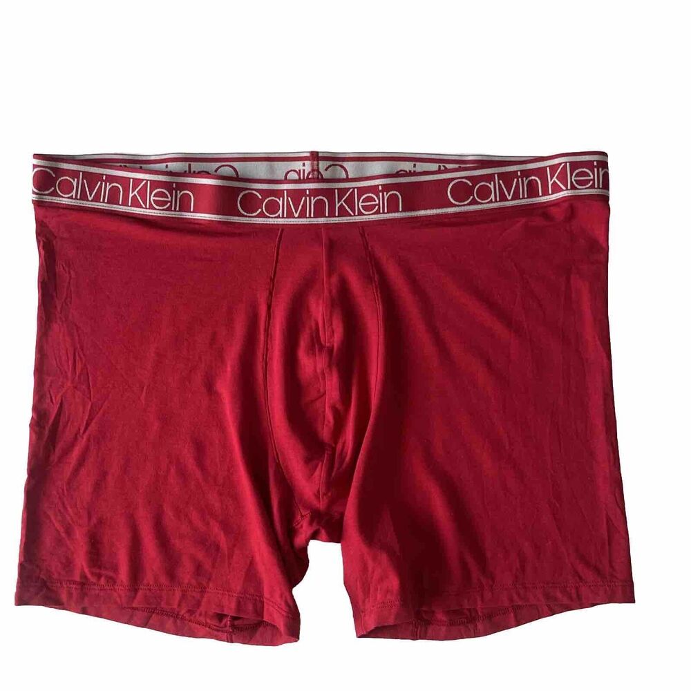 1 Calvin Klein NP22620 Ultra-Soft Modern Boxer Brief Red Size XL (21)
